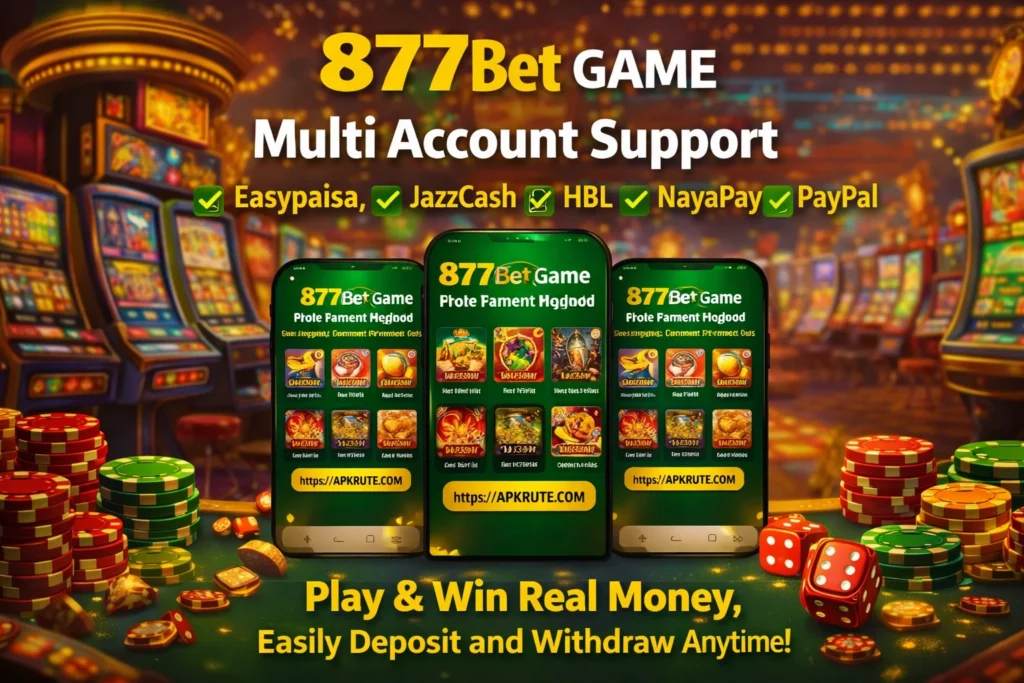 877bet game official banner with support local payment method.