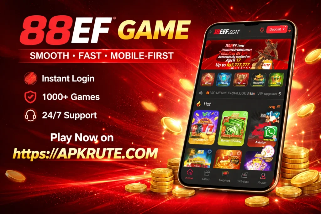 88EF gameplay is now on Android, iOS, and laptop images.