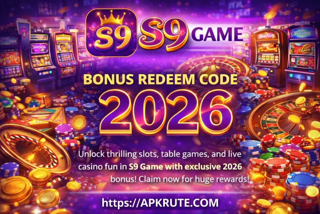 s9 game 2026 redeem code.