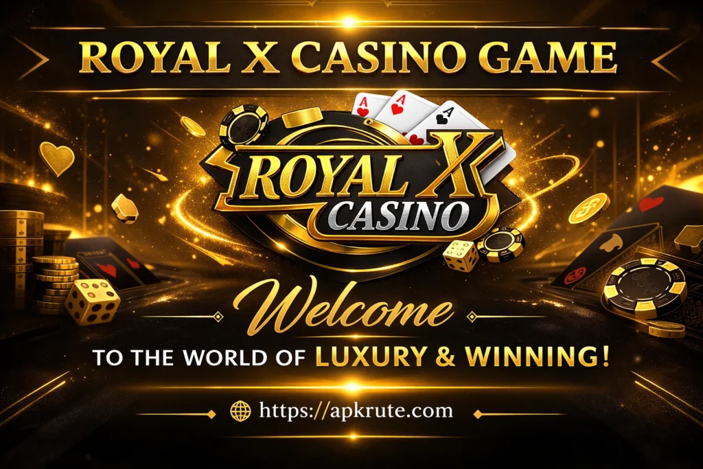 Royal X Casino Game Official Welcome 2026 Banner.