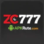 ZC777 game Android logo with APKRute.com branding.