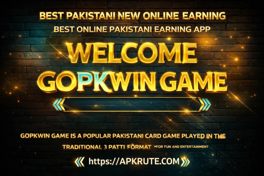 Gopkwin game official welcome image download and install.