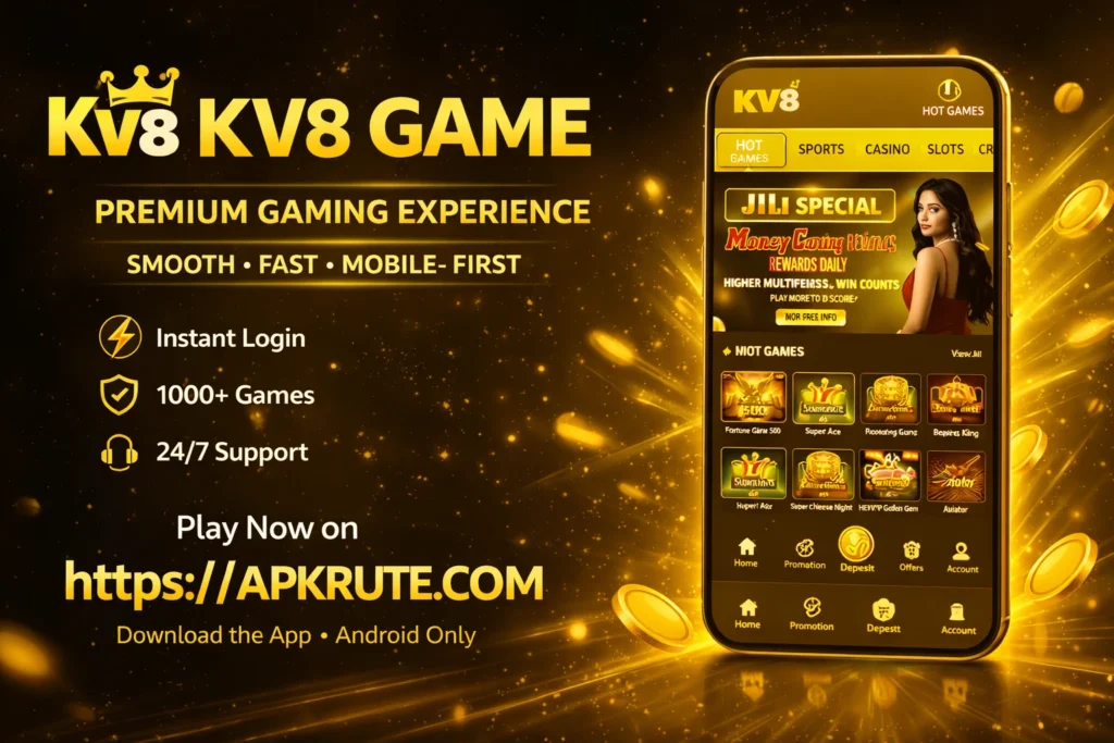 kv8 game official image download and install andpromote the game.