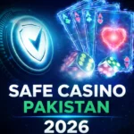 Safe casino game 2026 Pakistan official logo.